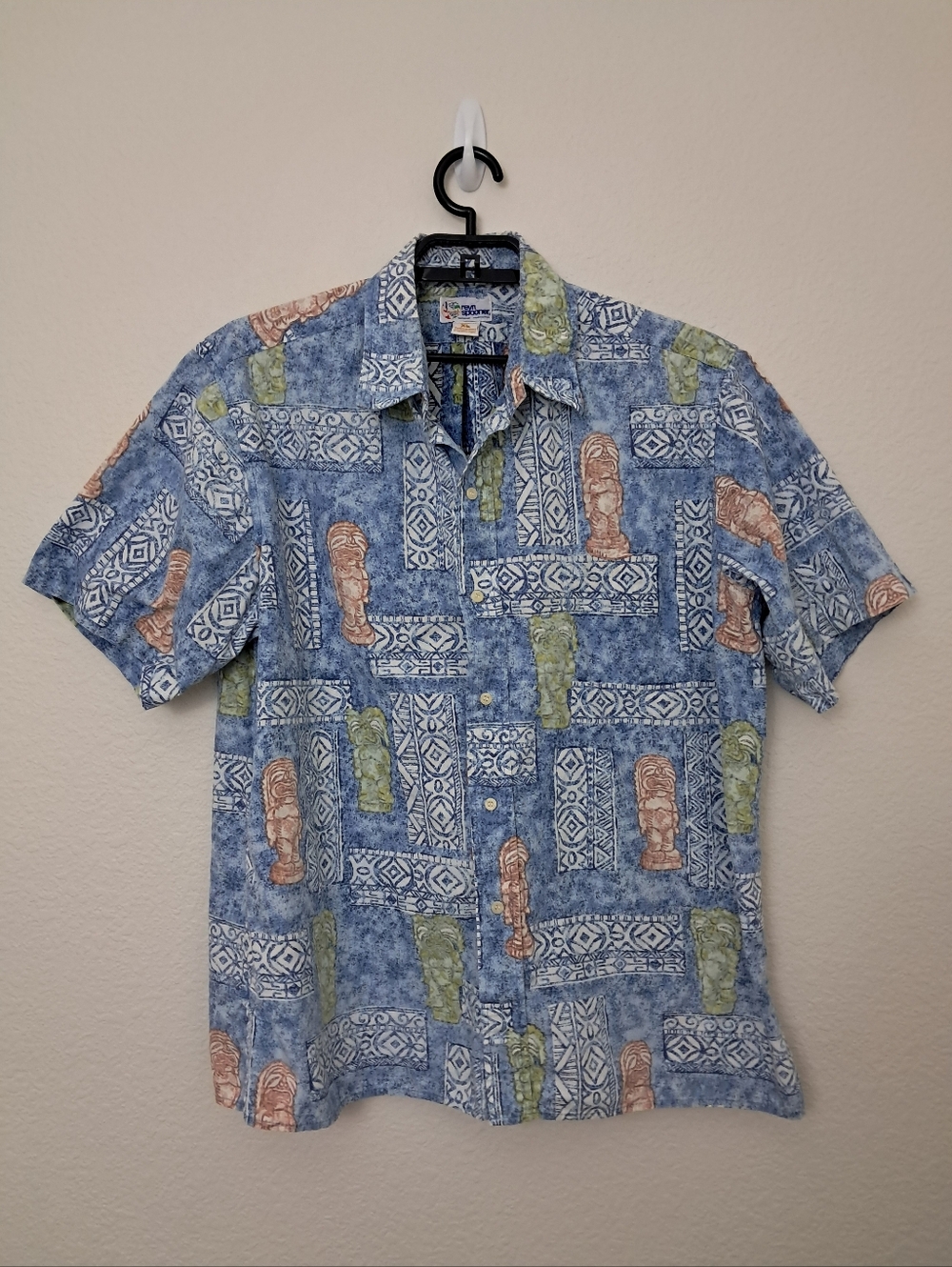 Reyn Spooner Hawaiian Shirt Tiki Button Down